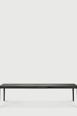 Spisebord - Bok m/Ileggsplate 180/280x100xH76cm Sort Eik