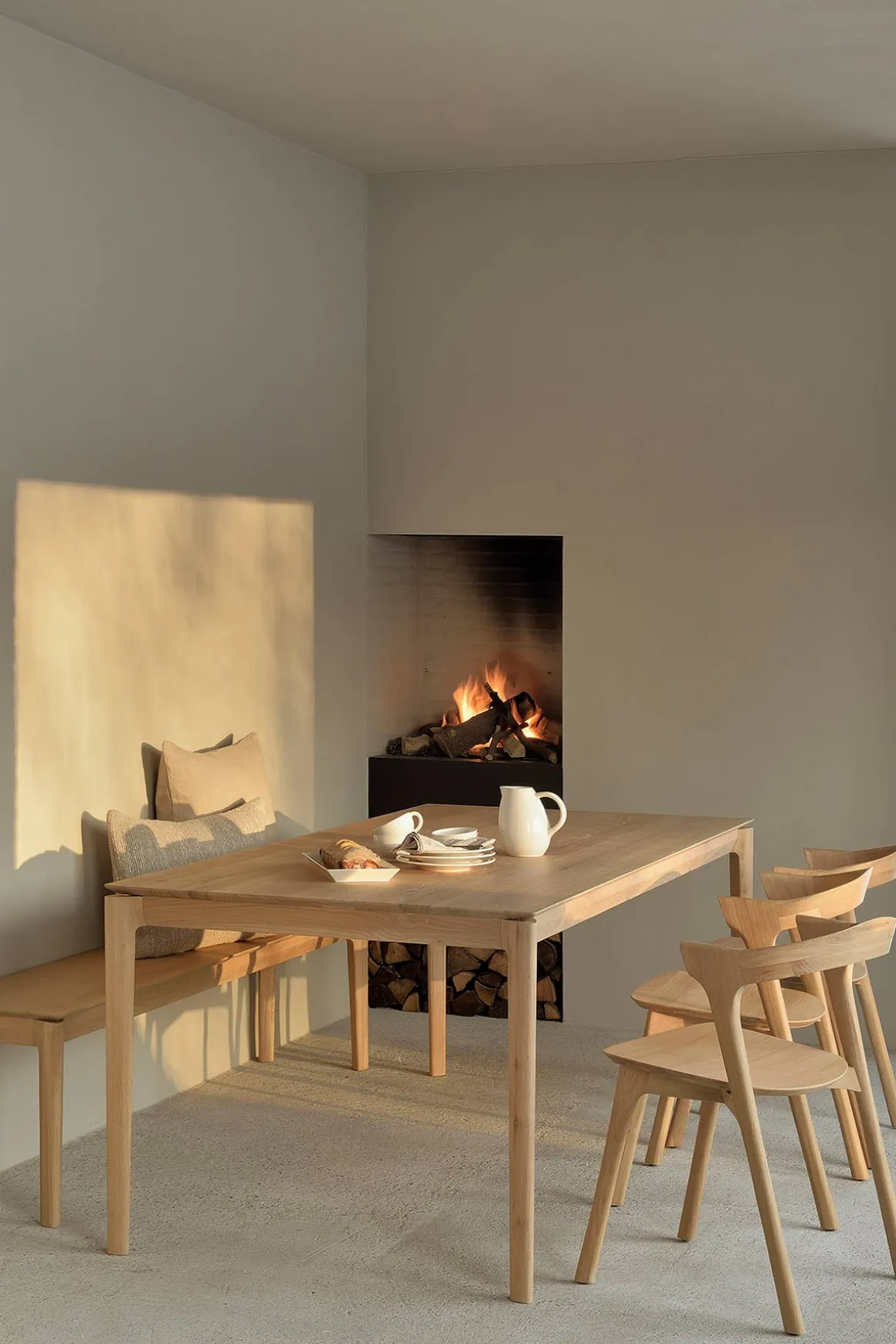 Spisebord - Bok Oak 220x95xh76cm