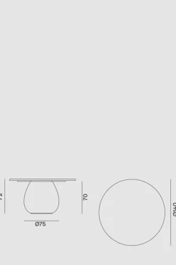 Spisebord - INOUT 834 Dia140