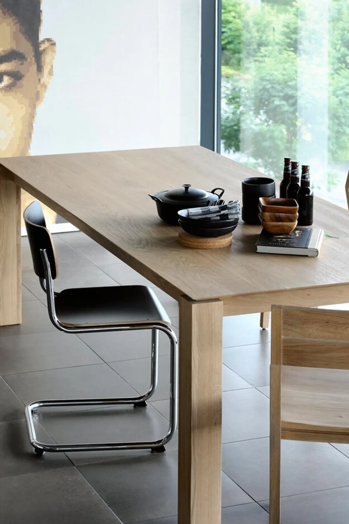 Spisebord - Oak Slice 200x100xh76cm