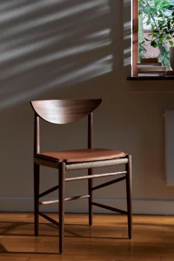 Spisestol - Drawn HM3 Valnøtt/Natur papirgarn