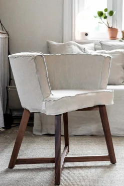 Spisestol - Gray 26 Linum Butter