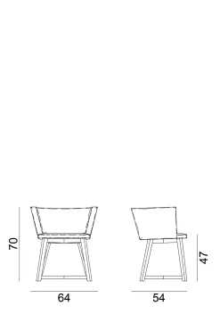 Spisestol - Gray 26 Linum Butter