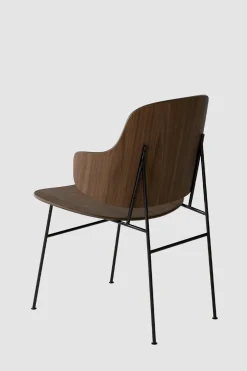 Spisestol - The Penguin Black Steel, Walnut