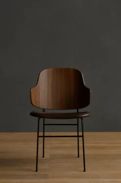 Spisestol - The Penguin Dakar 329, Black Steel, Walnut