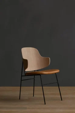 Spisestol - The Penguin Dakar 250, Black Steel, Natural Oak