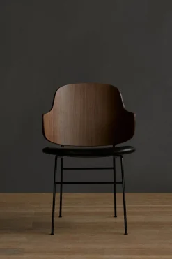 Spisestol - The Penguin Dakar 842, Black Steel, Walnut