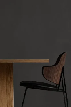 Spisestol - The Penguin Dakar 842, Black Steel, Walnut