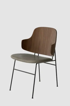 Spisestol - The Penguin Dakar 329, Black Steel, Walnut