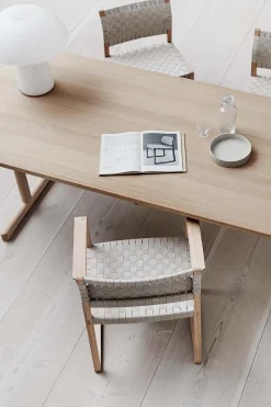 Spisestuestol - BM 61 3361 Oljet Eik / Flettet Linbånd