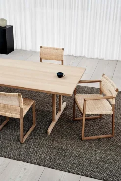 Spisestuestol - BM 61 3261 Oljet Eik / Flettet Rattan