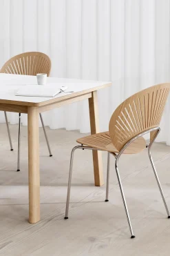 Spisestuestol - Trinidad 3398 Lakkert Eik/Krom