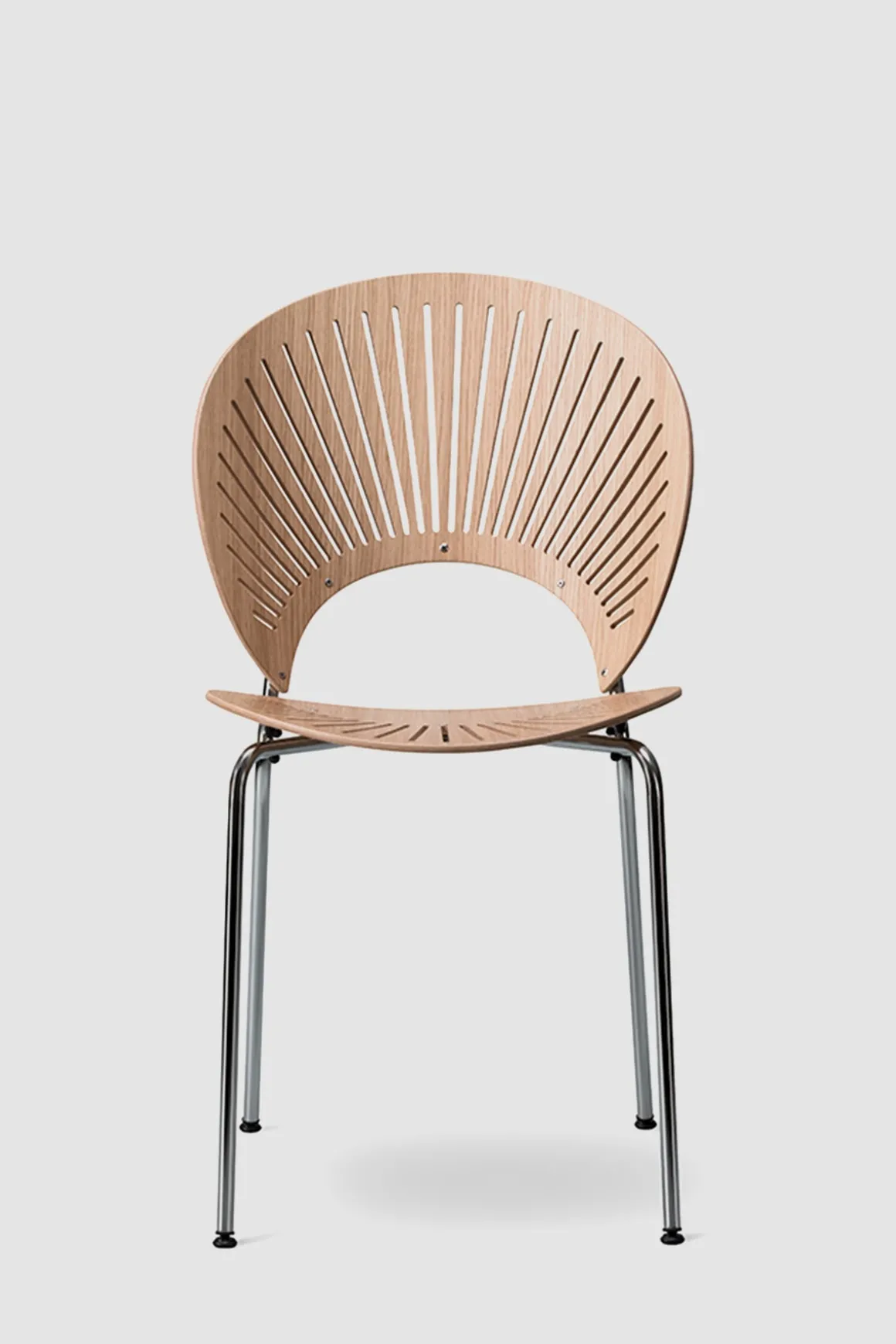 Spisestuestol - Trinidad 3398 Lakkert Eik/Krom