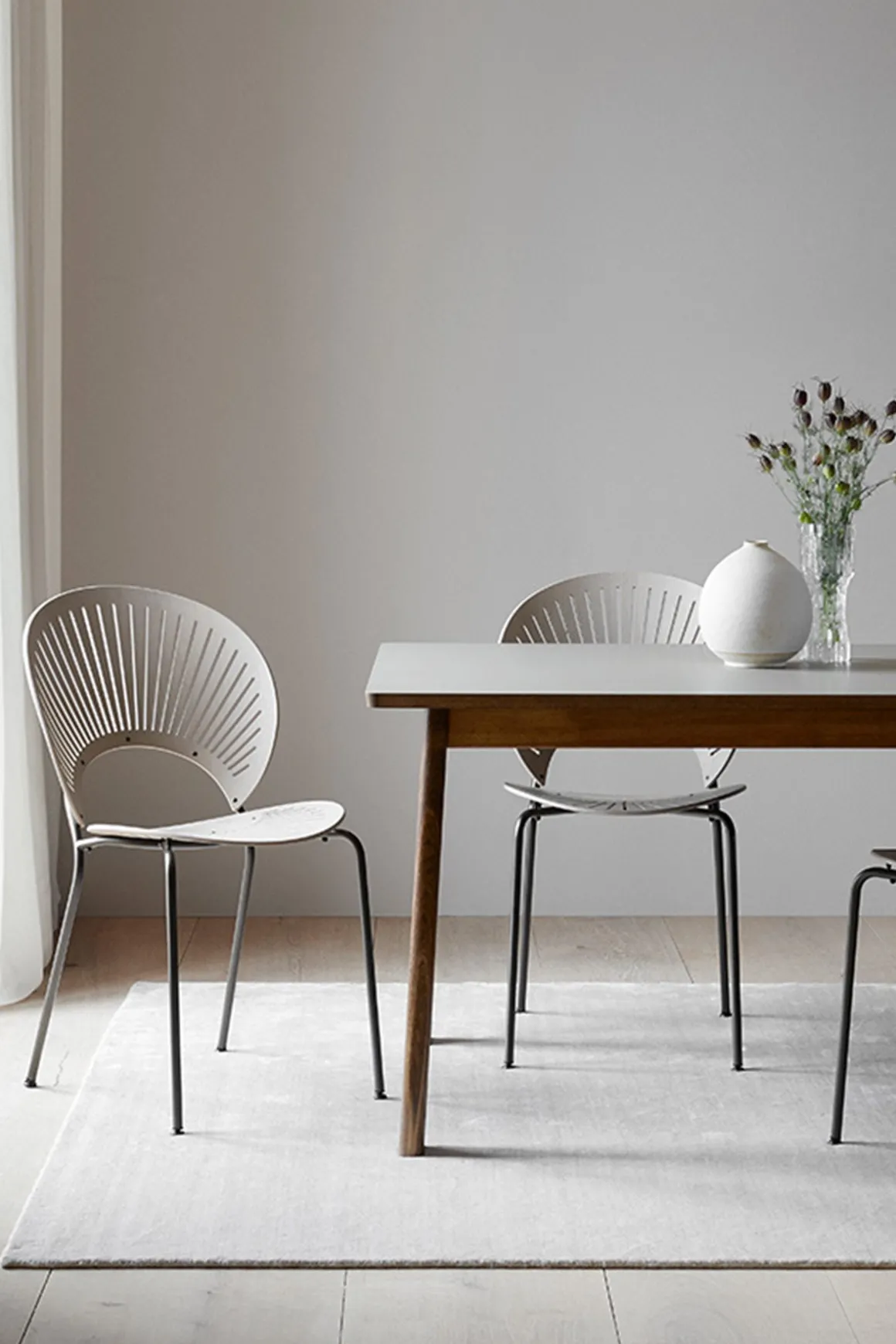 Spisestuestol - Trinidad 3398 Lys Grå/Flint