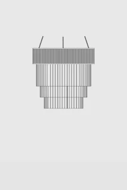 Taklampe - Aquarelles Chandelier Round