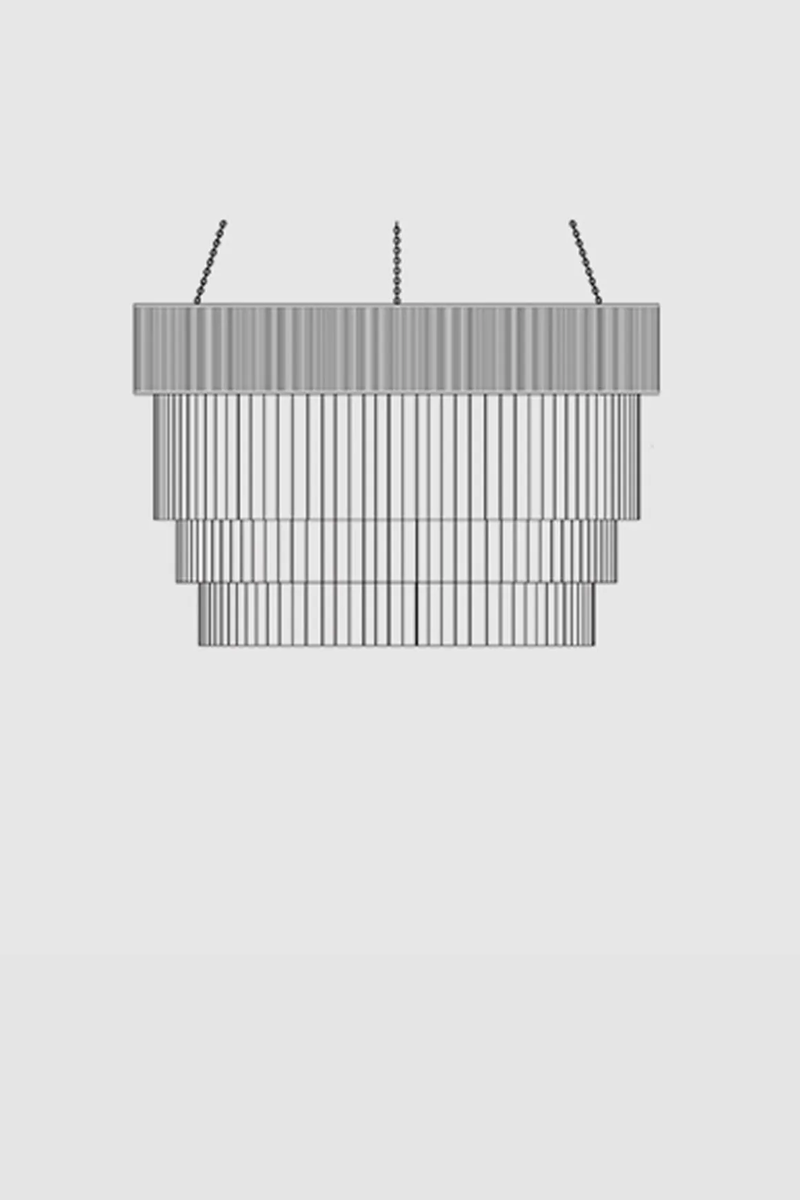 Taklampe - Aquarelles Chandelier Round