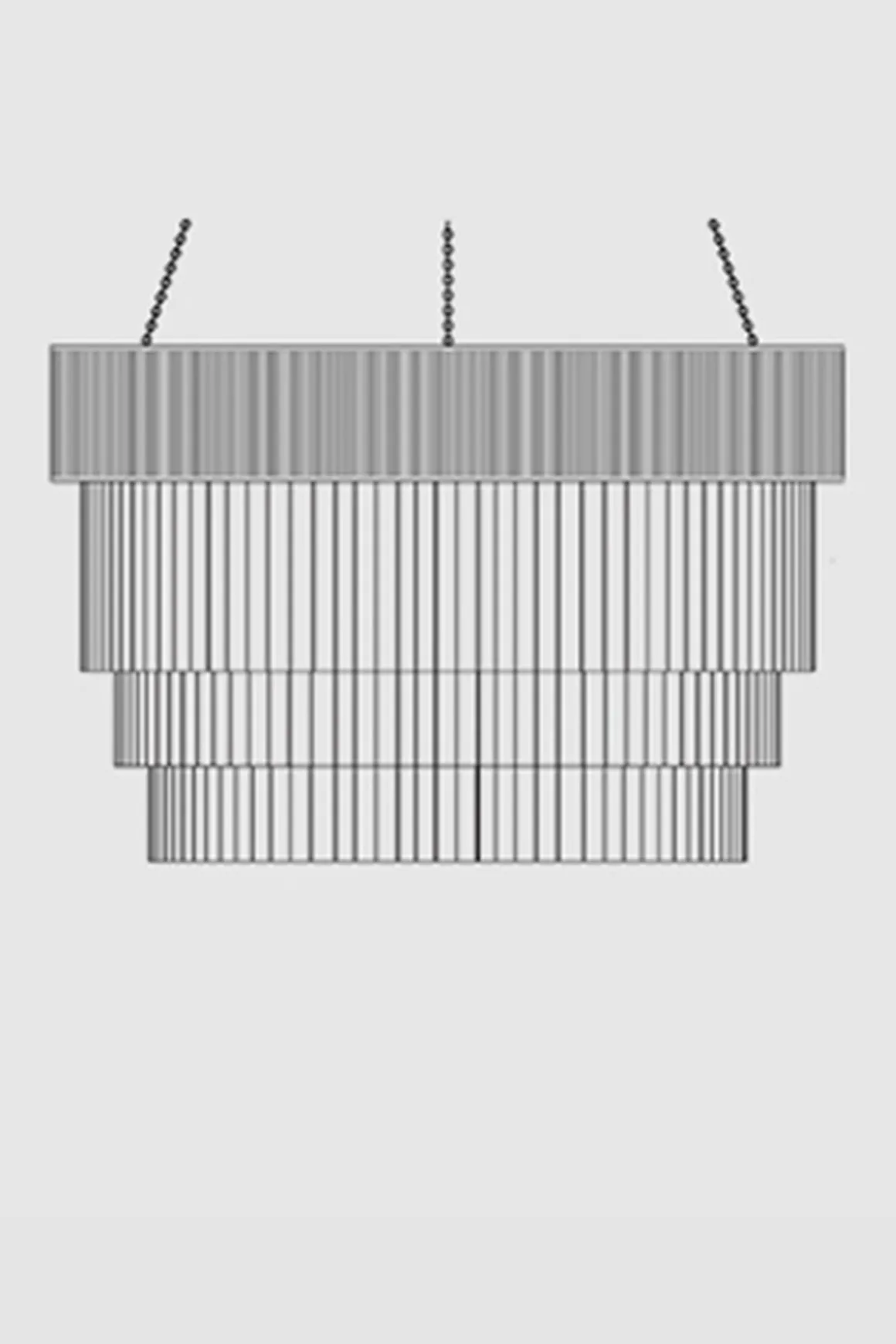 Taklampe - Aquarelles Chandelier Round