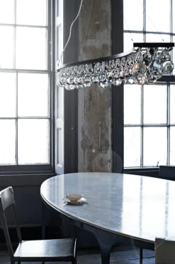 Taklampe - Arctic Pear Chandelier Single Wave 160cm