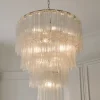 Taklampe - Fontaine Chandelier 4-layer Krom/Klar