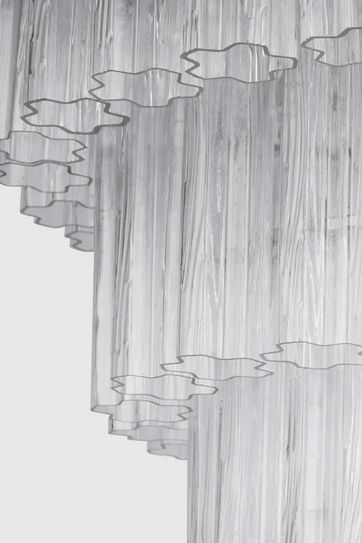 Taklampe - Fontaine Chandelier 4-layer Krom/Klar