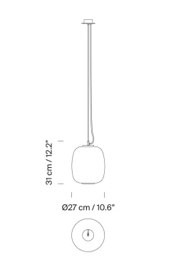 Taklampe - Globo Cesta