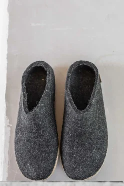Tøfler - Koksgrå