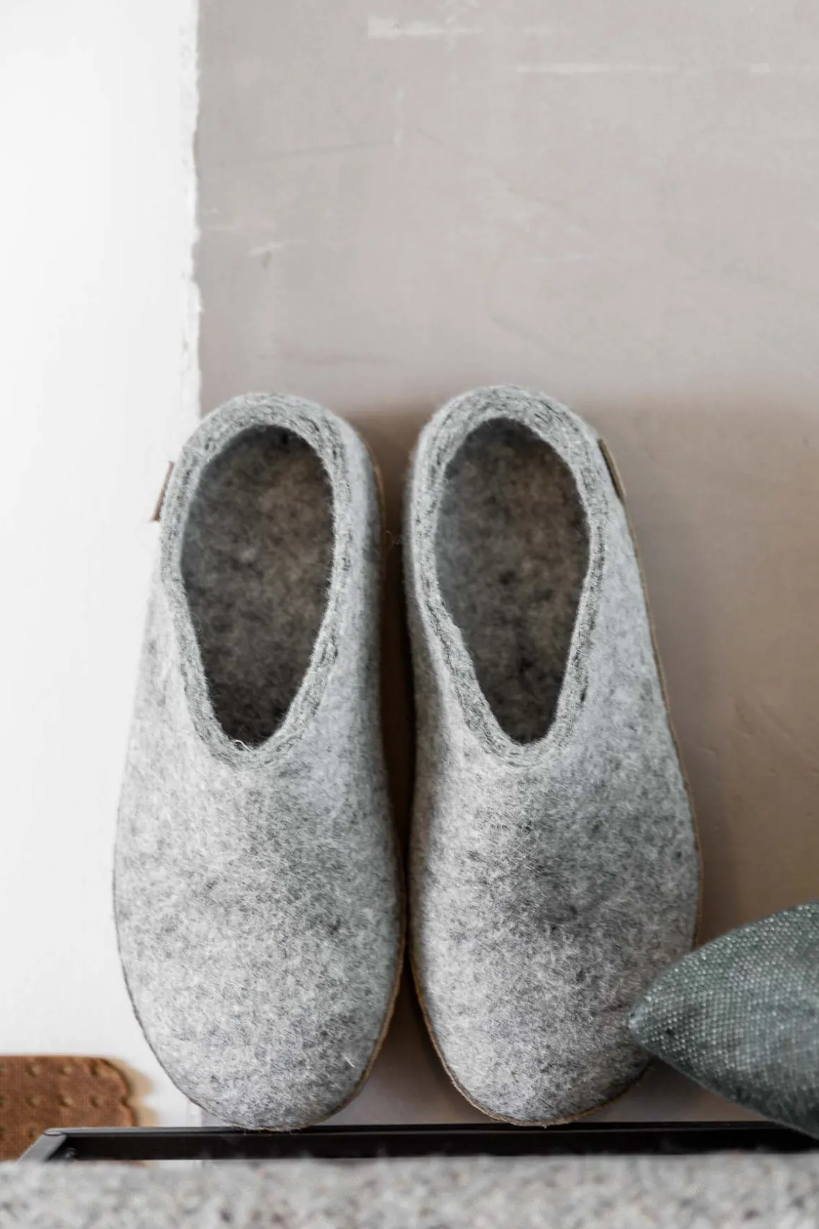 Tøfler - Lysegrå