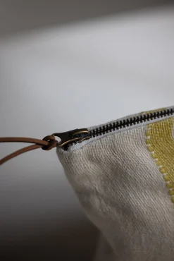 Toalettmappe - Belgian Pouch Mustard Stripe