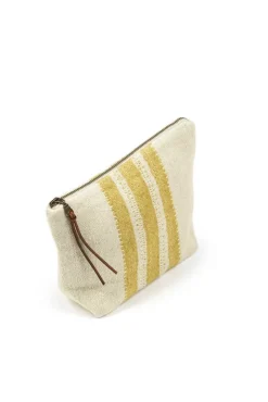 Toalettmappe - Belgian Pouch Mustard Stripe