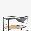 Trillebord - Alima Trolley NDS1 Matt Sort/Lakkert Eik