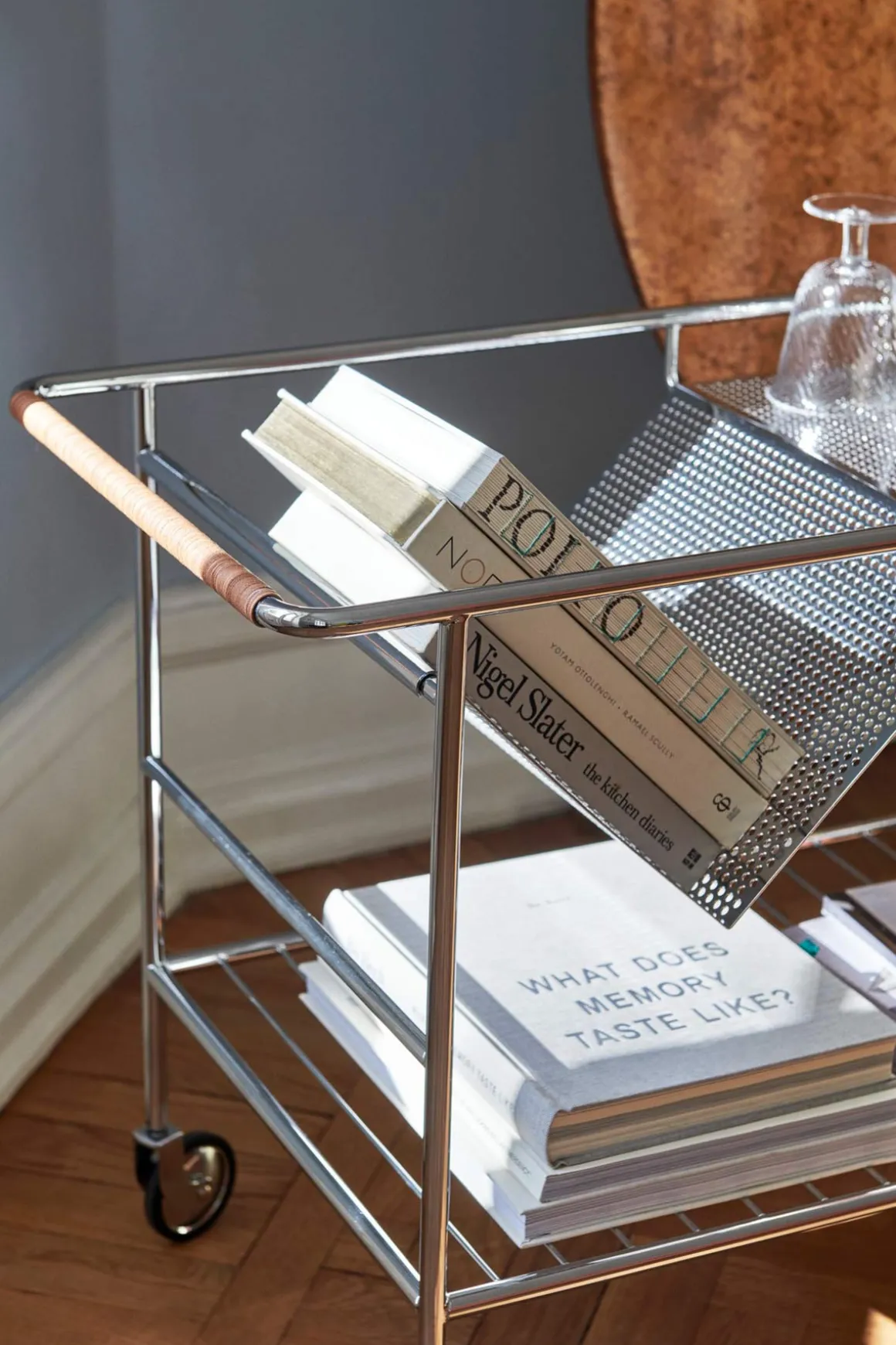 Trillebord - Alima Trolley NDS1 Krom/Lakkert Eik