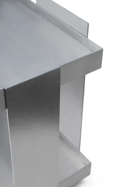 Trillebord - Lager Trolley Aluminium