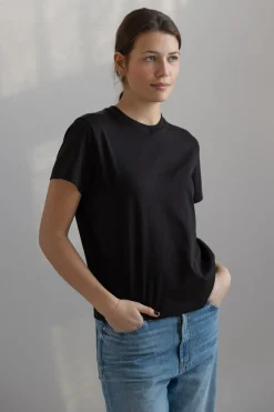 T-skjorte - S/S Crew NK Tee Black