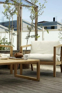 Utebord - Virkelyst 113x68x38cm Teak