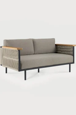 Utesofa - Corbey 2-seter Sort/Silt