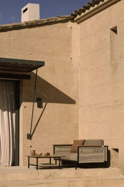 Utesofa - Corbey 2-seter Sort/Oyster