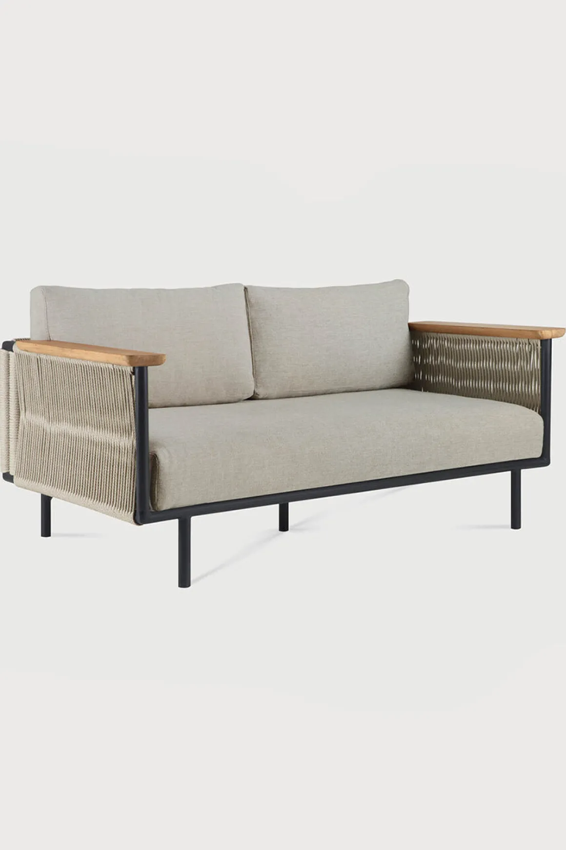 Utesofa - Corbey 2-seter Sort/Oyster