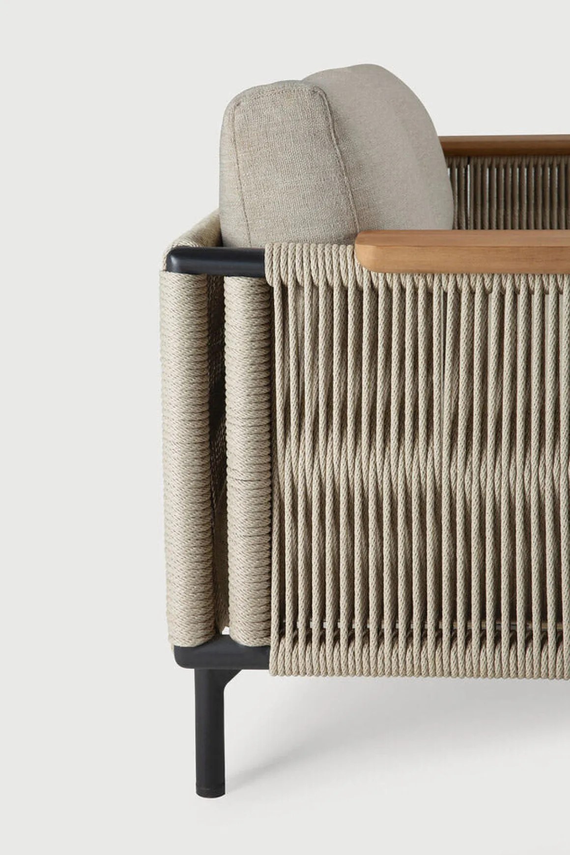 Utesofa - Corbey 2-seter Sort/Oyster