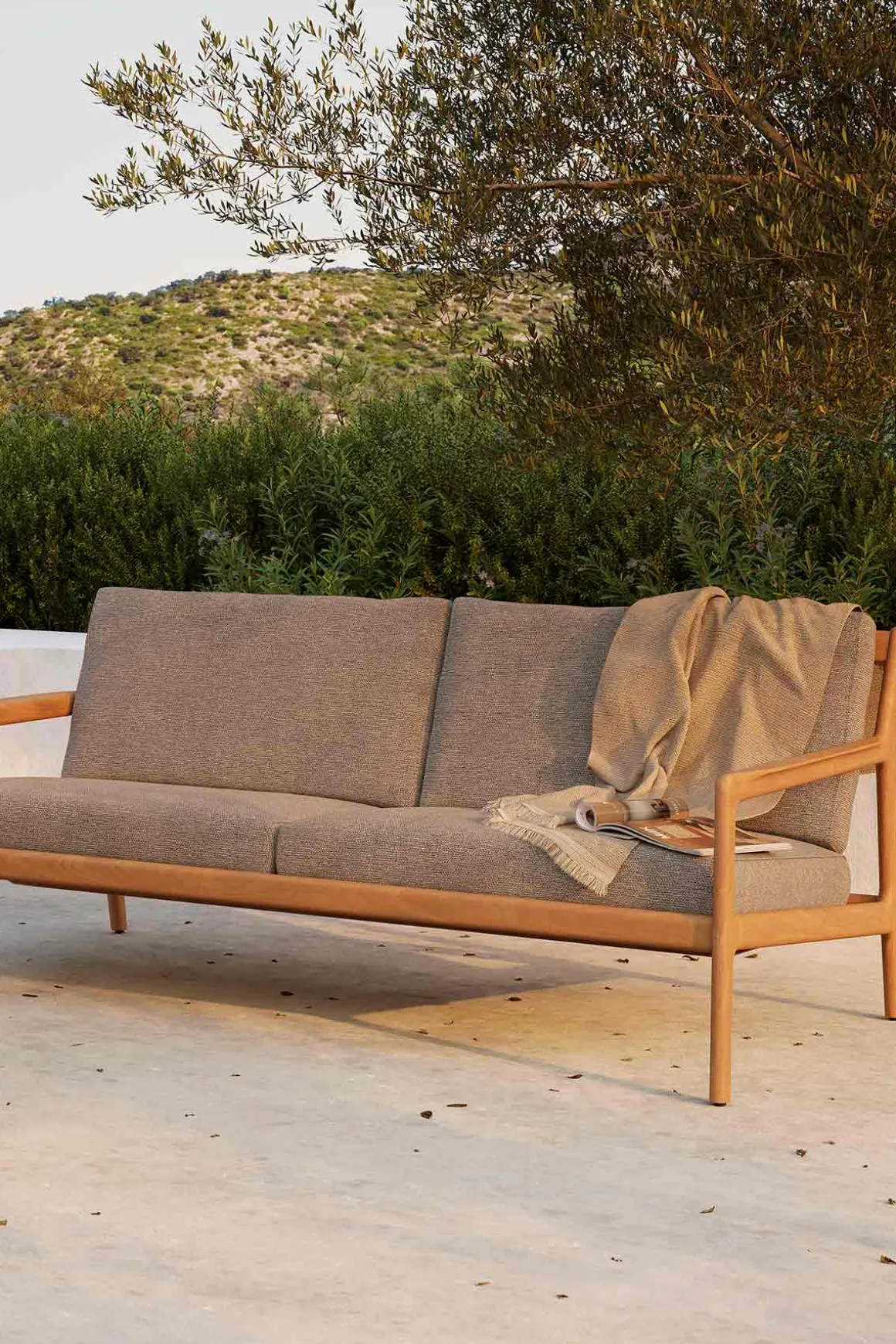 Utesofa - Teak Jack Outdoor 2-seter Mocha