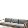 Utesofa - Virkelyst 3-Seter Teak/Ash