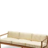 Utesofa - Virkelyst 3-Seter Teak/Golden Yellow Stripe