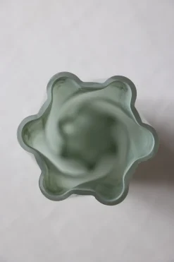 Vase - Glass H29cm Grønn