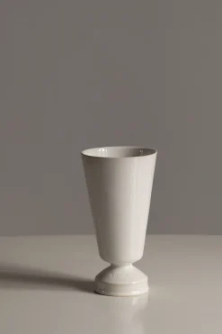 Vase - H21,5cm Naturhvit