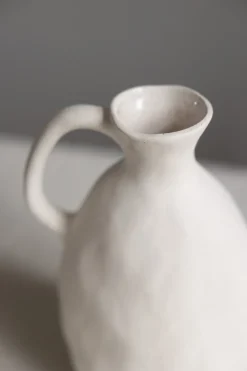 Vase - Porselen H29,3cm Hvit