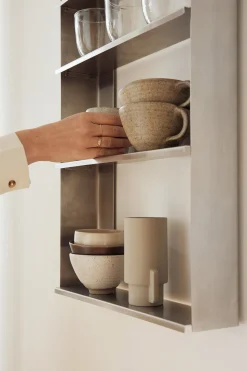 Vegghylle - Taper Wall Shelf, Stainless Steel