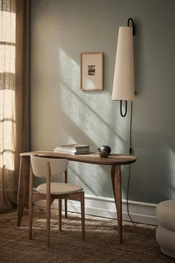 Vegglampe - Ancora Wall Lamp 100 Black/Natural