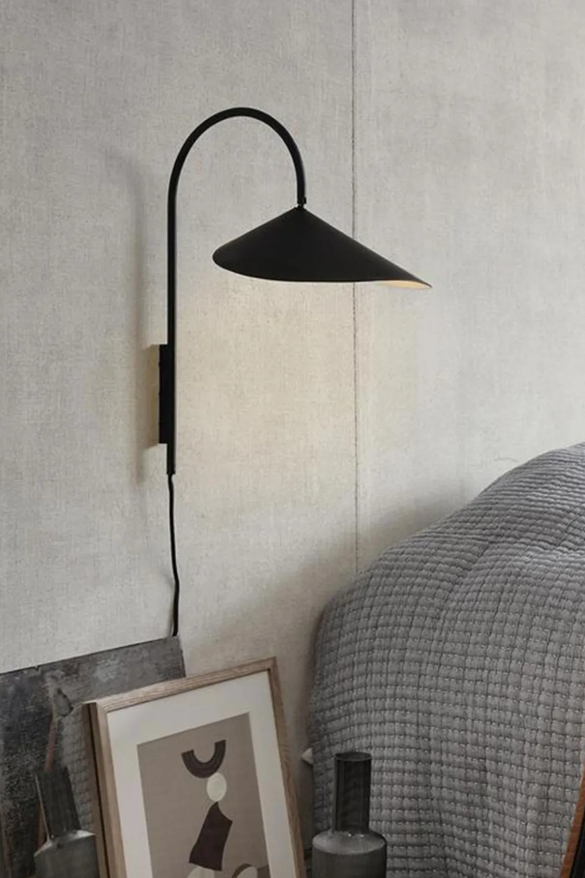 Vegglampe - Arum Wall Lamp Sort