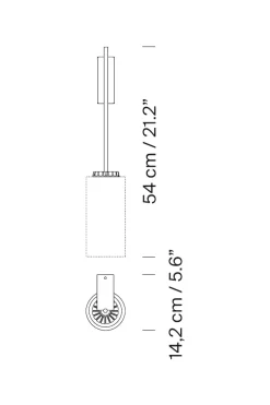 Vegglampe - Cirio White Porcelain