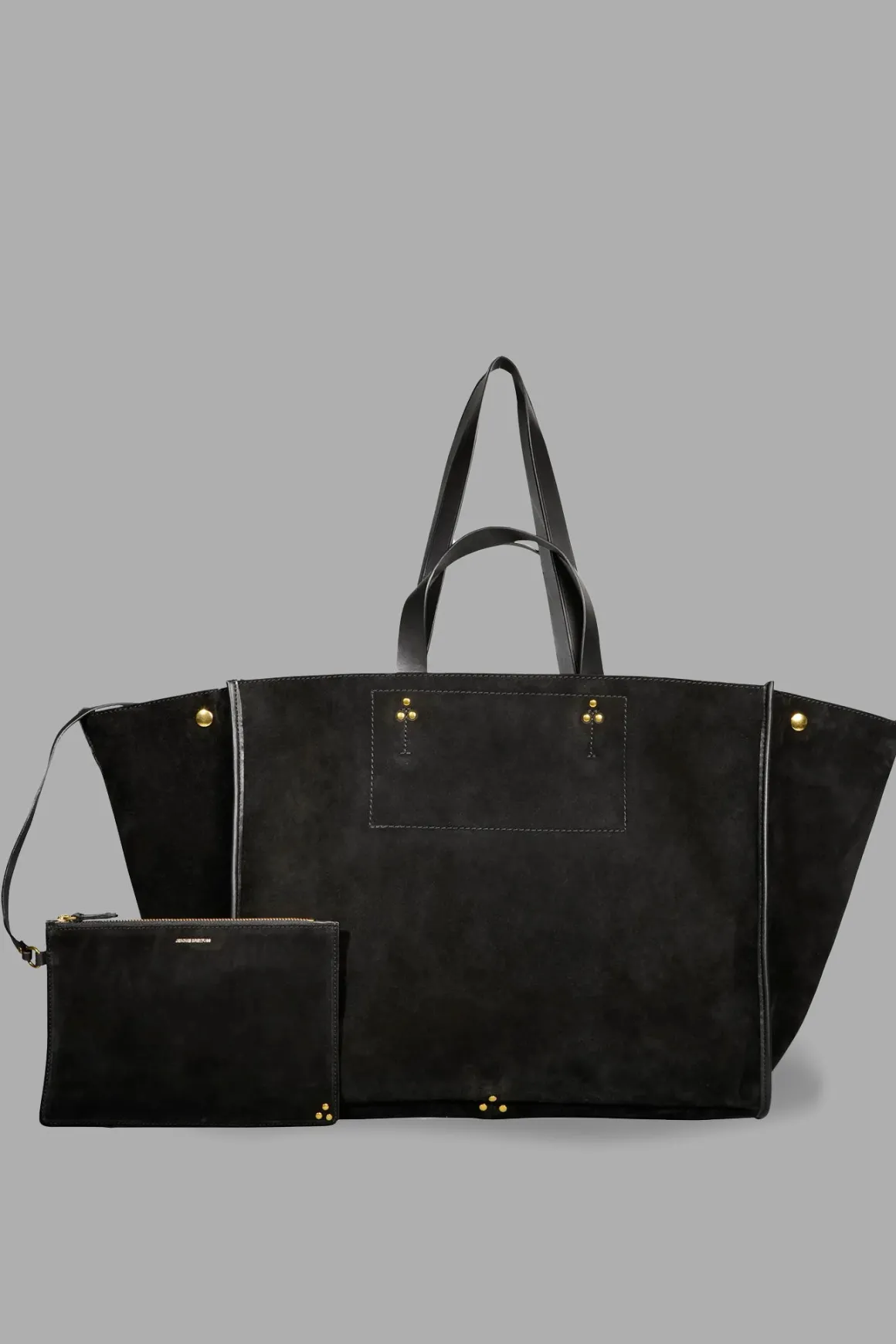 Veske - Leon L Noir Split Suede