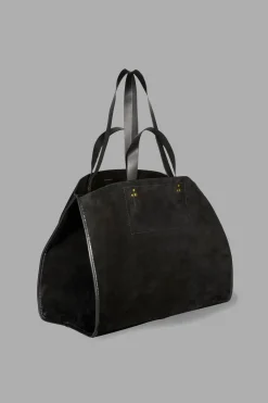 Veske - Leon L Noir Split Suede